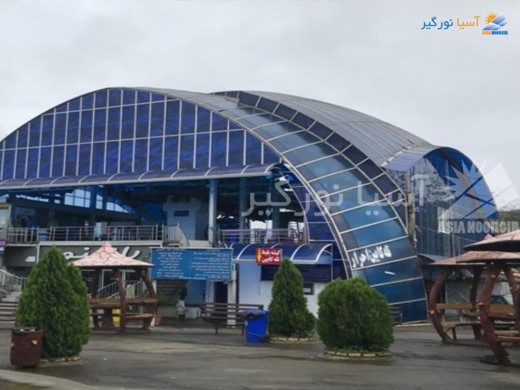 سازه کامل با سقف گنبدی