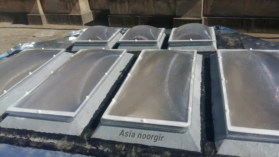 اجرای سقف نورگیرحبابی